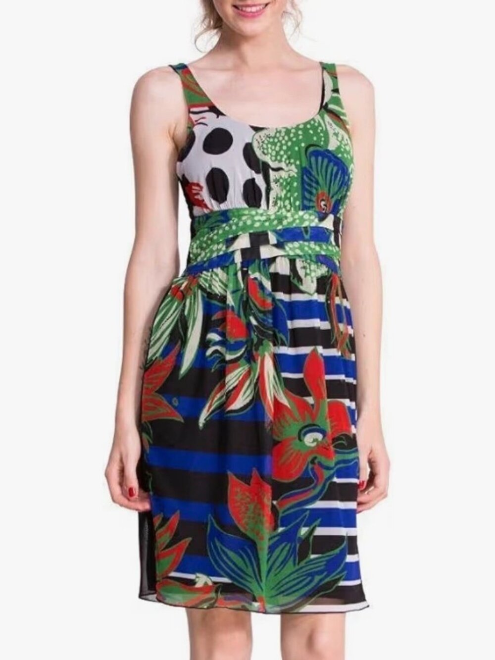 DESIGUAL women's summer dress medium size